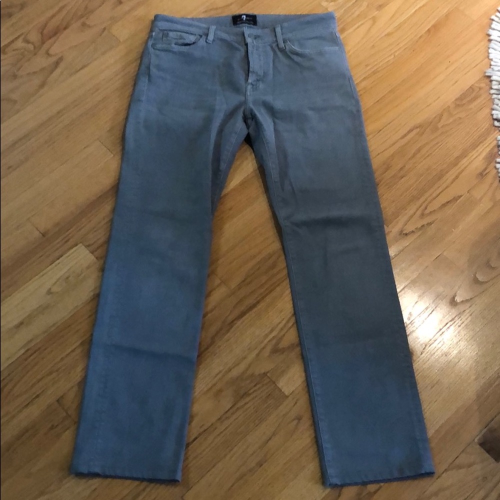 7 for all man kind gray jeans